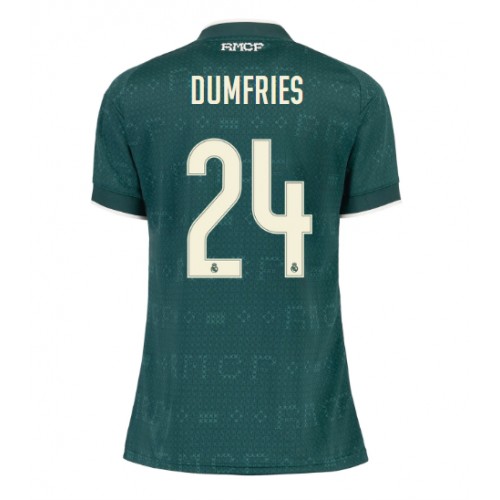 Dámy Fotbalový dres Real Madrid Denzel Dumfries #24 2026-27 Venkovní Krátký Rukáv